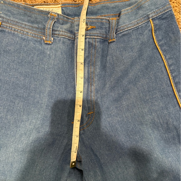 1970s L’Avion High-Rise Jeans | True Vintage Wide Leg Denim | Size 30M - Picture 6 of 8
